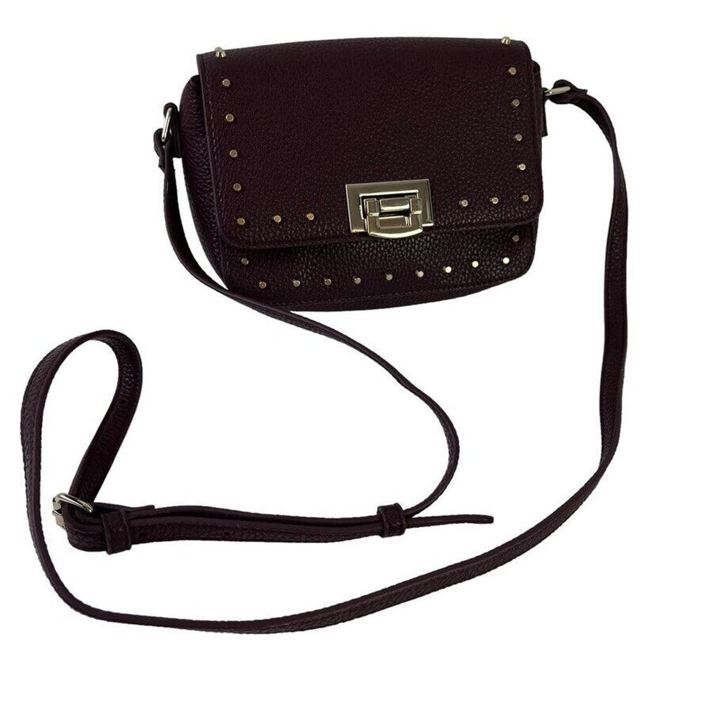White House Black Market Plum Warm Purple Small Crossbody Purse Womens Bag